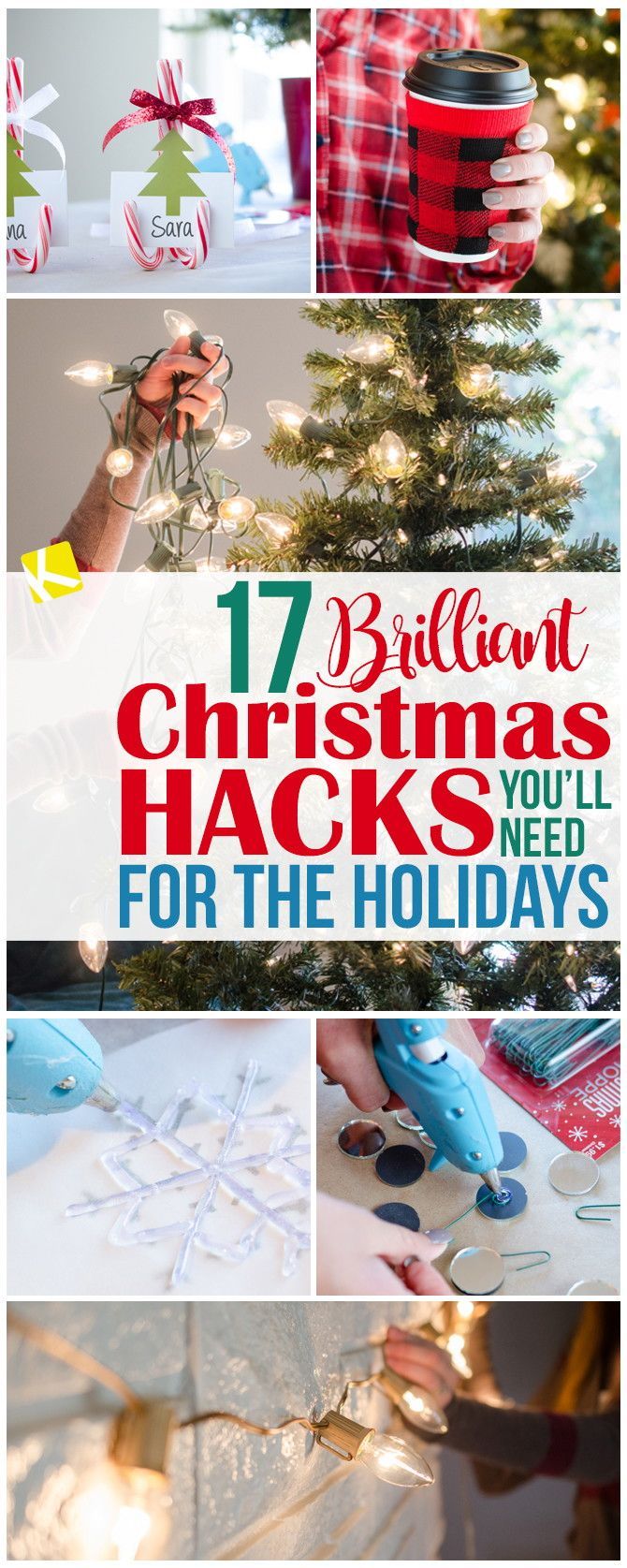 17 Brilliant Christmas Hacks You'll Need for the Holidays -   15 holiday Hacks good ideas