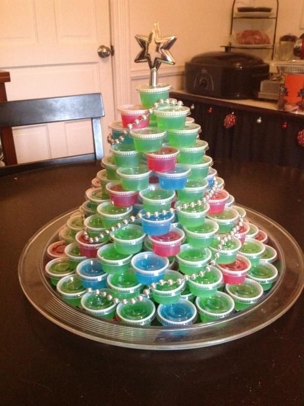 For the adults: one made out of JELLO SHOTS. -   15 holiday Hacks good ideas