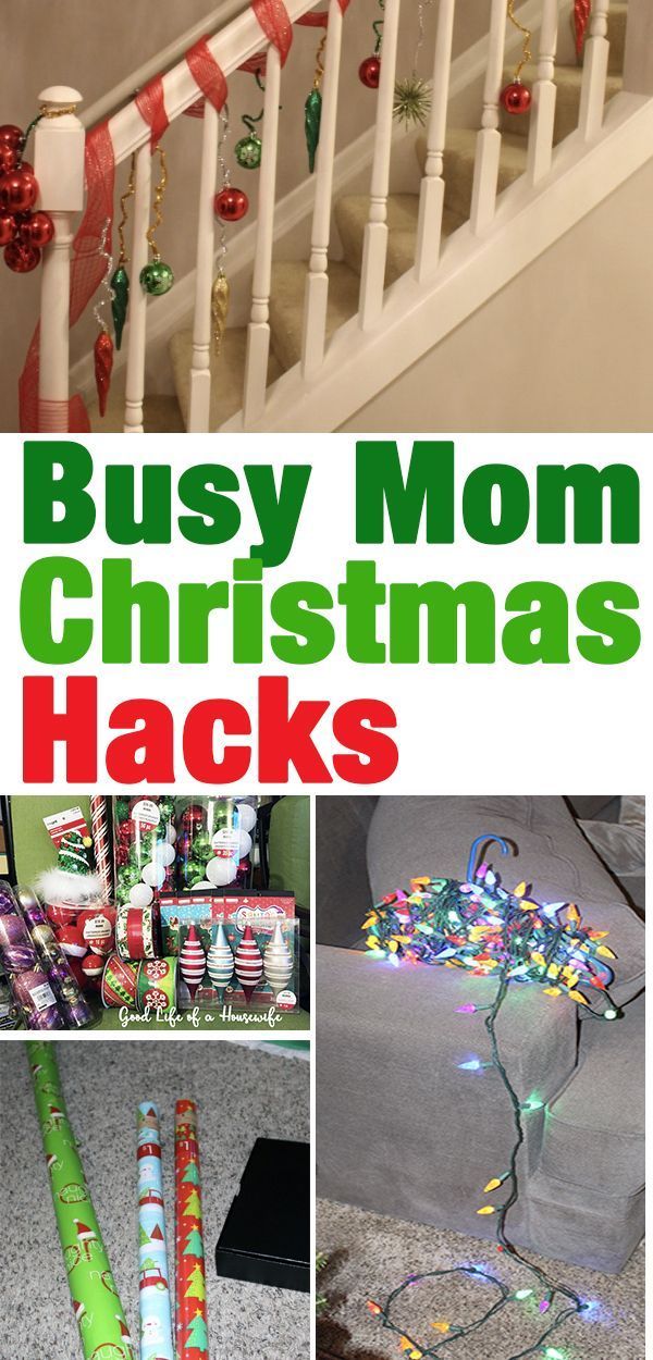 Busy Mom's Christmas Hacks -   15 holiday Hacks good ideas