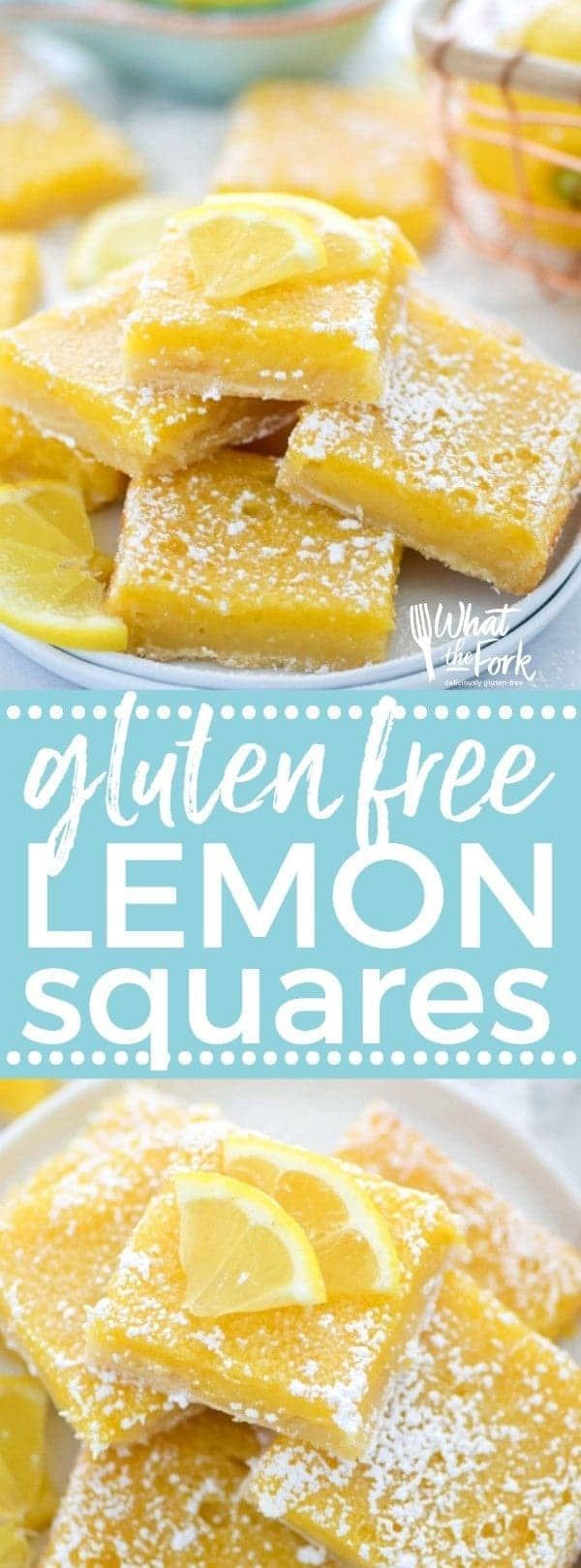 Gluten Free Lemon Squares -   15 spring desserts Gluten Free ideas