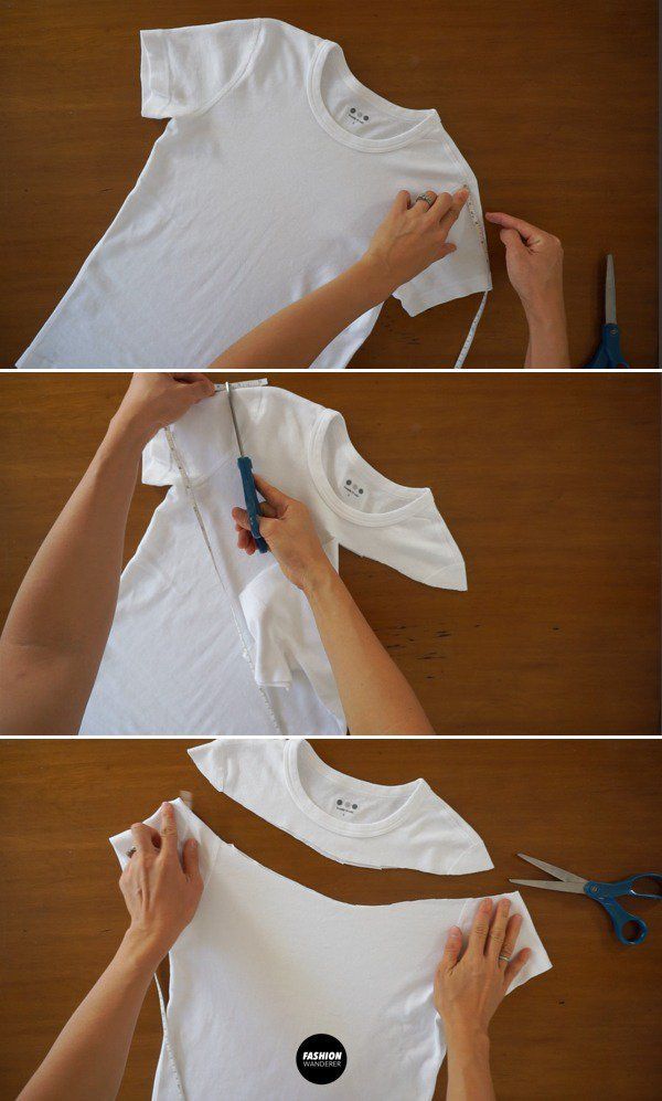 DIY No Sew T-shirt Refashion (Easy 5 Minute Ideas -   16 DIY Clothes Boho tees ideas