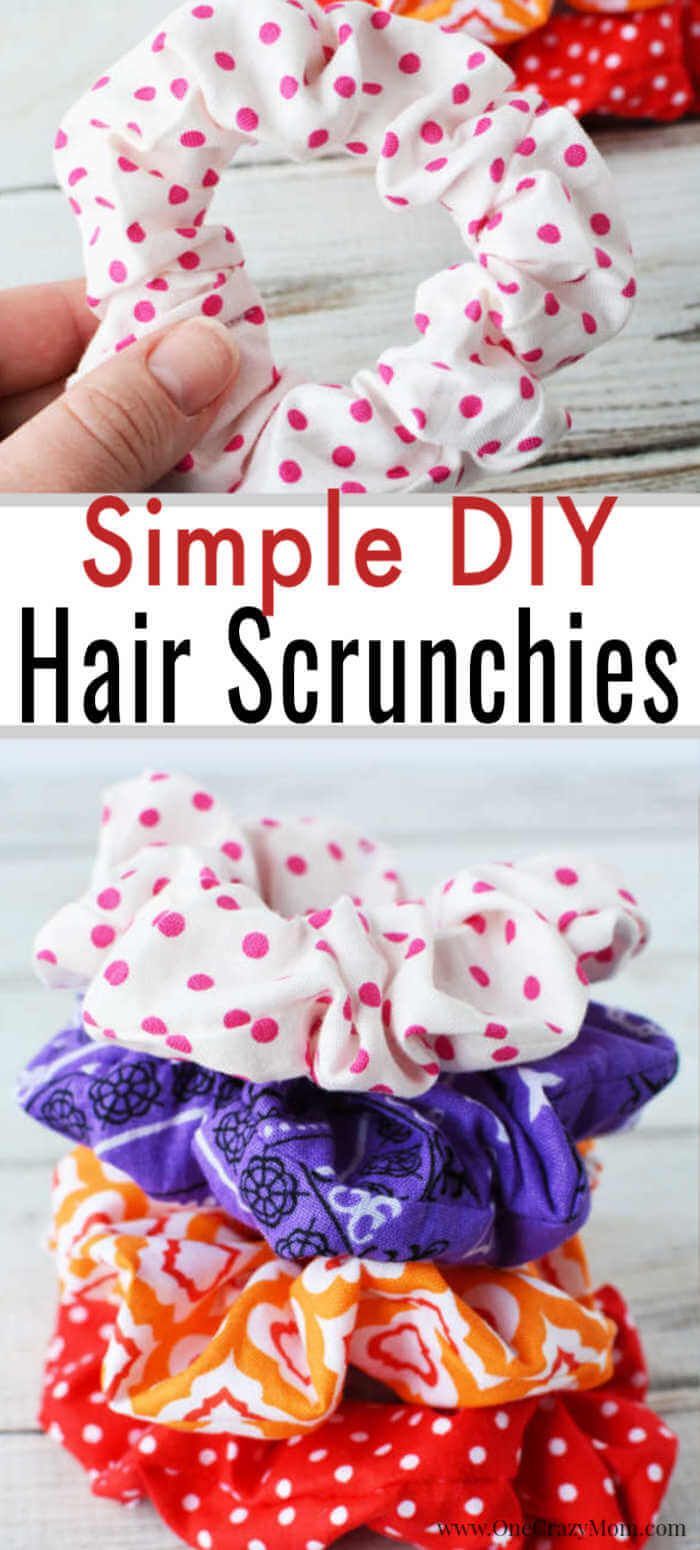 How to Make a Scrunchie -   16 DIY Clothes For Kids money ideas