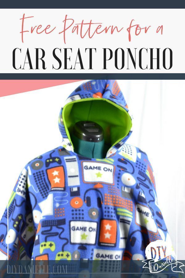 DIY Carseat Poncho for Boys -   16 DIY Clothes For Kids money ideas