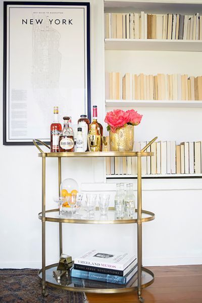 Literally Just 29 of the Prettiest Bar Carts We've Ever Seen -   16 diy projects Apartment bar carts ideas