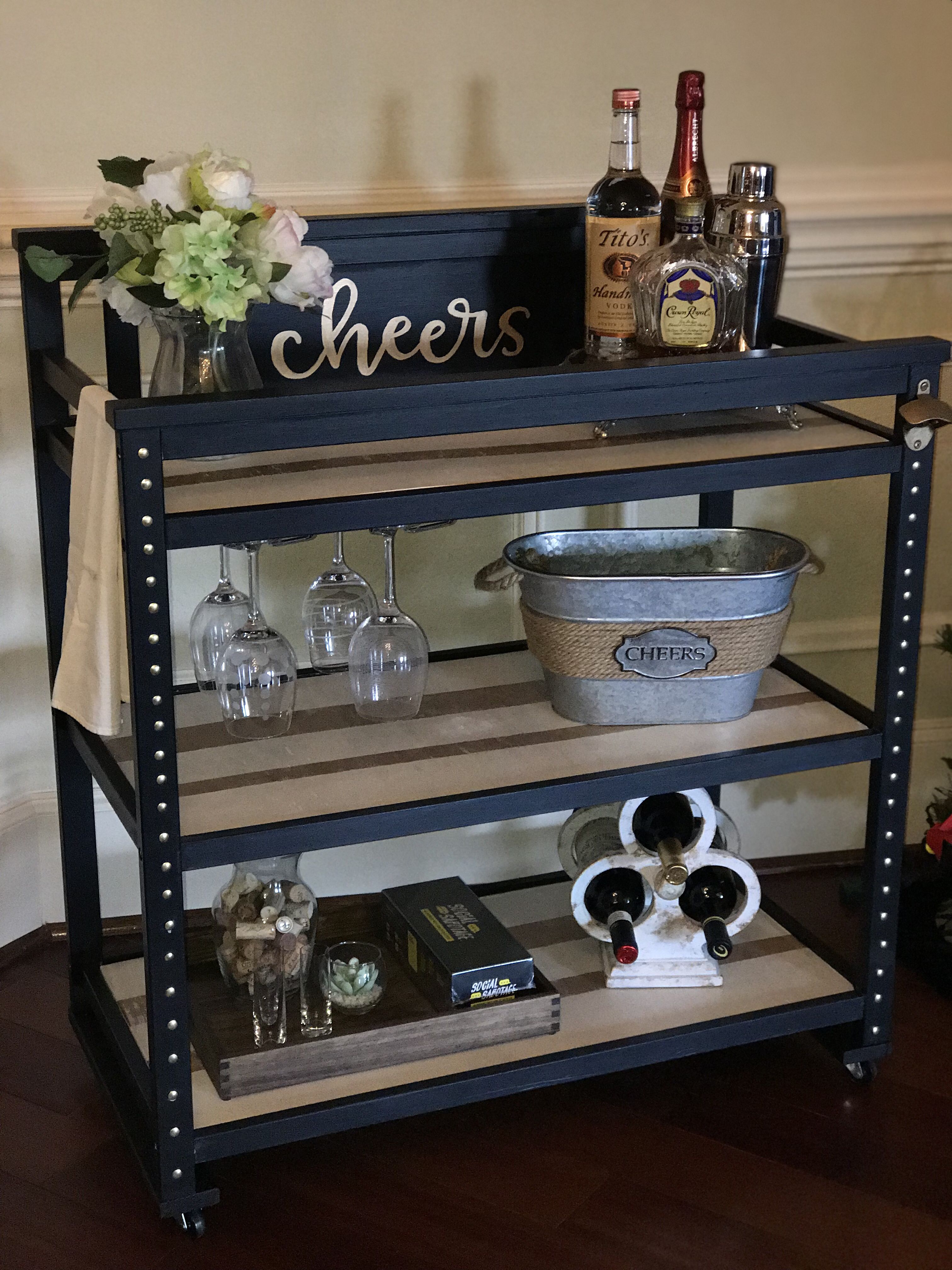Repurpose Changing Table -   16 diy projects Apartment bar carts ideas