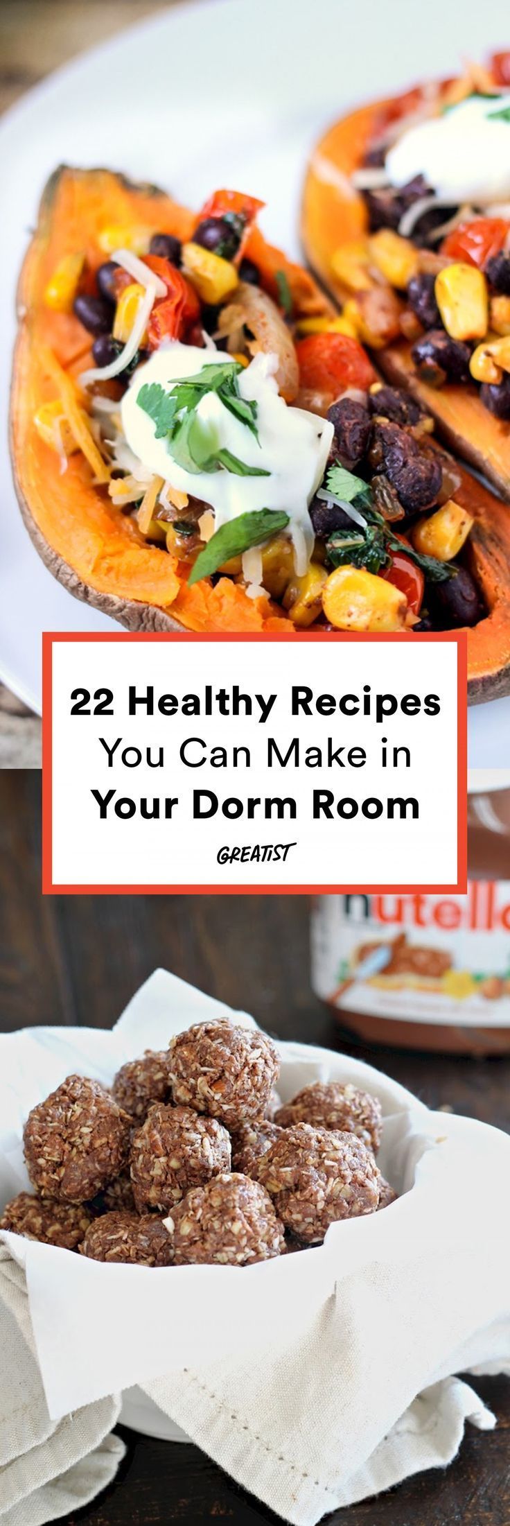 22 Healthy College Recipes You Can Make in Your Dorm Room -   16 healthy recipes For College Students schools ideas