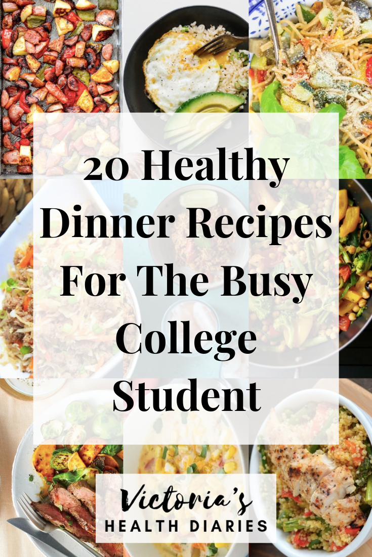20 Healthy Dinner Recipes For The Busy College Student -   16 healthy recipes For College Students schools ideas