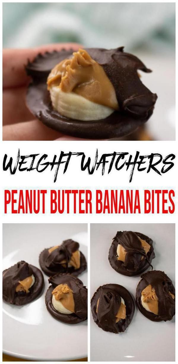 3 Ingredient Weight Watchers Dessert – The BEST Weight Watchers Recipe – Chocolate Peanut Butter Banana Bites {Easy – No Bake} -   16 party desserts Healthy ideas