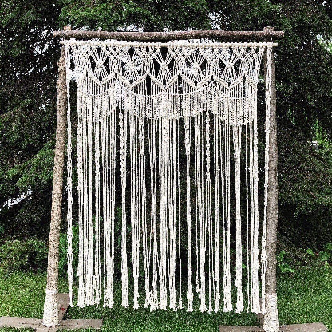 16 wedding Arch macrame ideas