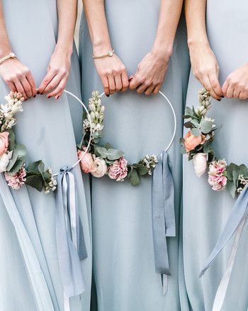 20 Hoop Bouquets Every Member of Your Bridal Party Will Love -   16 wedding Bouquets bridesmaids ideas