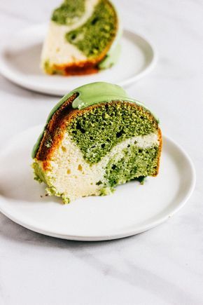 Matcha Swirl Bundt Cake -   17 cake Marble green teas ideas