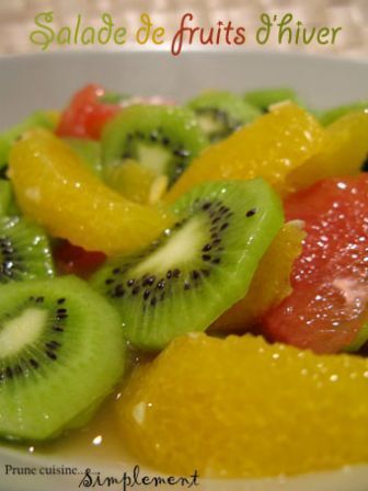 Salade de fruits d'hiver -   17 desserts Minceur hiver ideas
