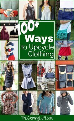 100 Ways to Upcycle your clothing -   17 DIY Clothes money ideas