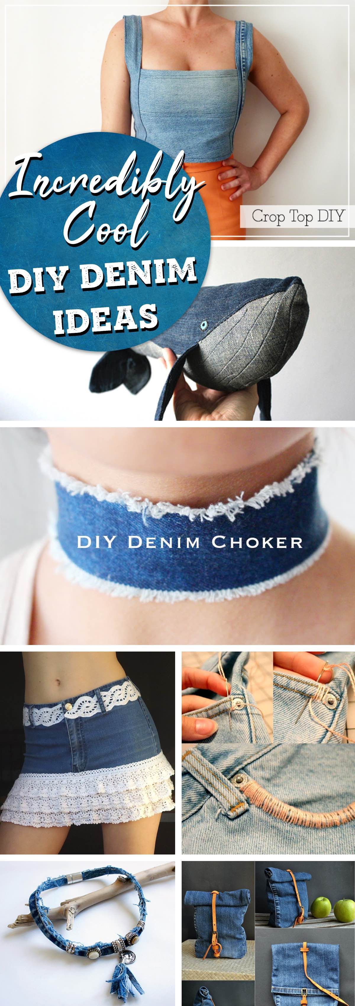 22 Incredibly Cool DIY Denim Ideas Ranging from Organization to Accessories! -   17 DIY Clothes money ideas