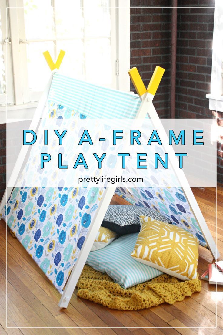 DIY Kids Play Tent -   17 diy projects For Boys for kids ideas