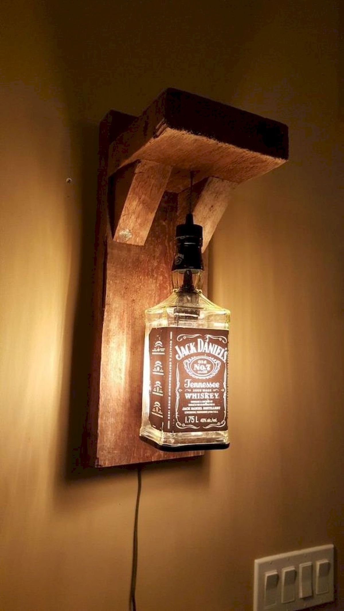 40 Fantastic Easy Crafts DIY Projects Ideas To Make Money -   17 diy projects For Men liquor bottles ideas