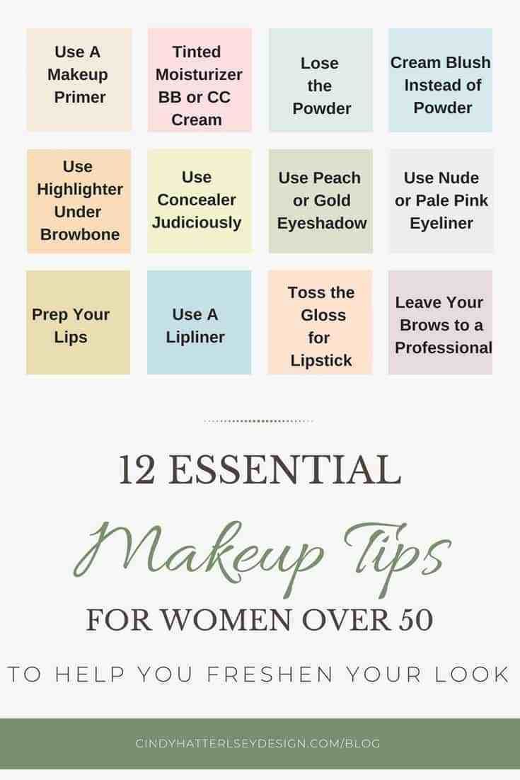 12 Essential Makeup Tips for Women over 50 -   17 hairstyles DIY makeup tips ideas