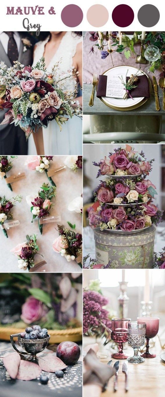 8 Perfect Fall Wedding Color Combos To Steal In 2017 -   17 vintage wedding Decoracion ideas