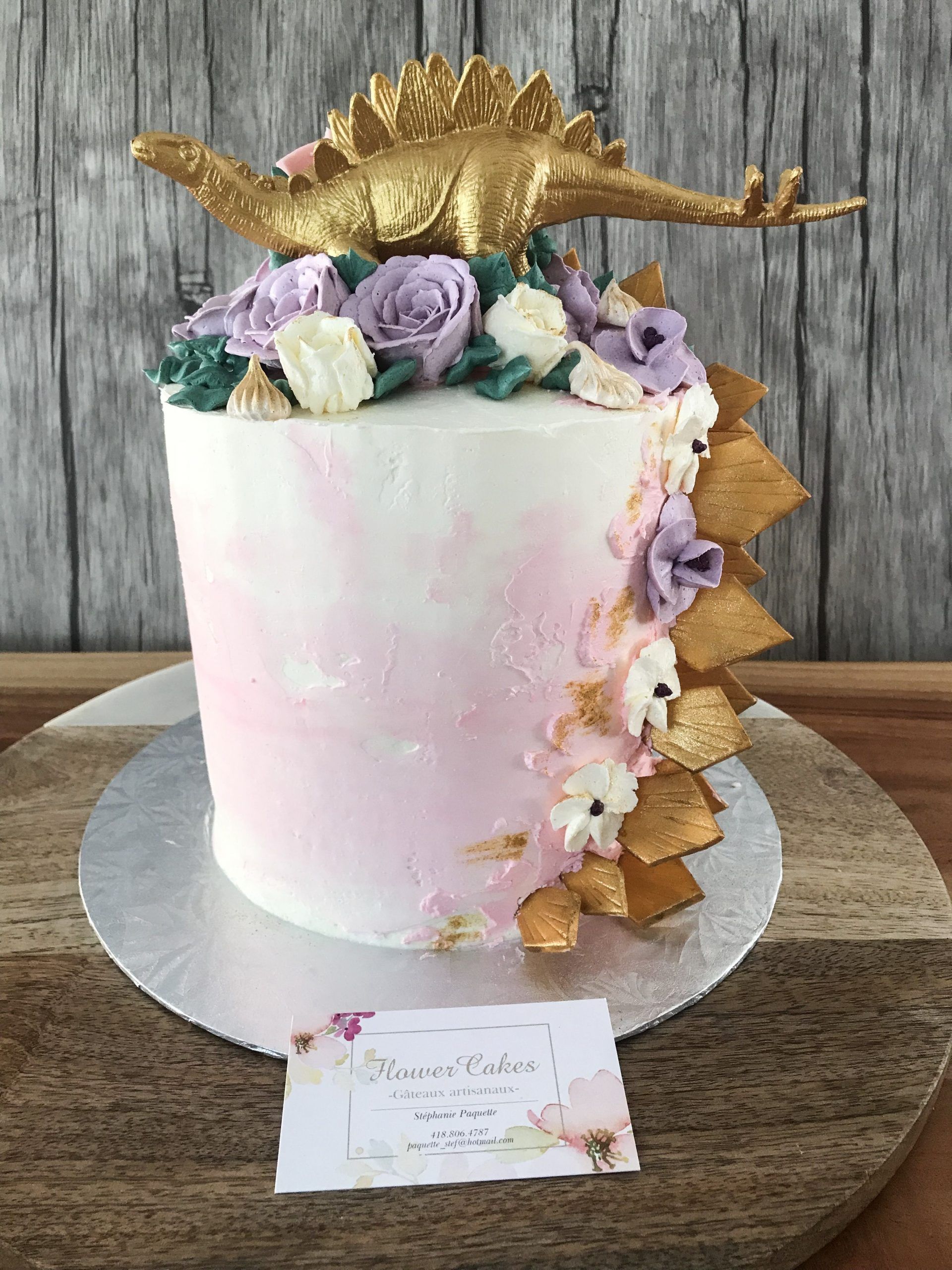 Buttercream dinosaur cake -   18 cake Girl flower ideas