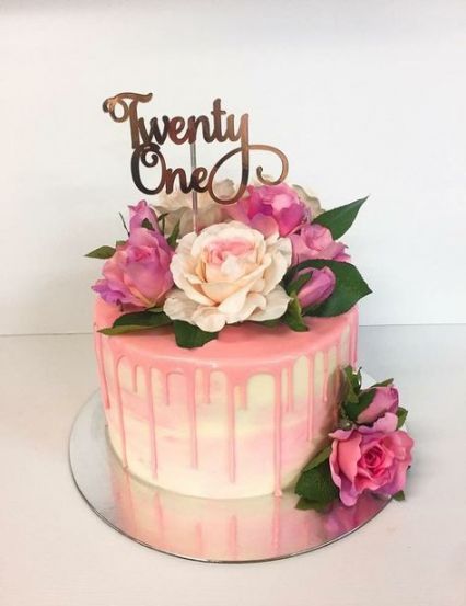 23+ Trendy cake birthday 18th girl flower -   18 cake Girl flower ideas