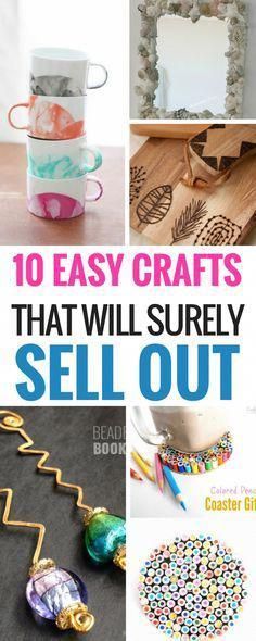 10 Easy DIY Crafts That Will Totally Sell -   18 diy projects To Sell ideas