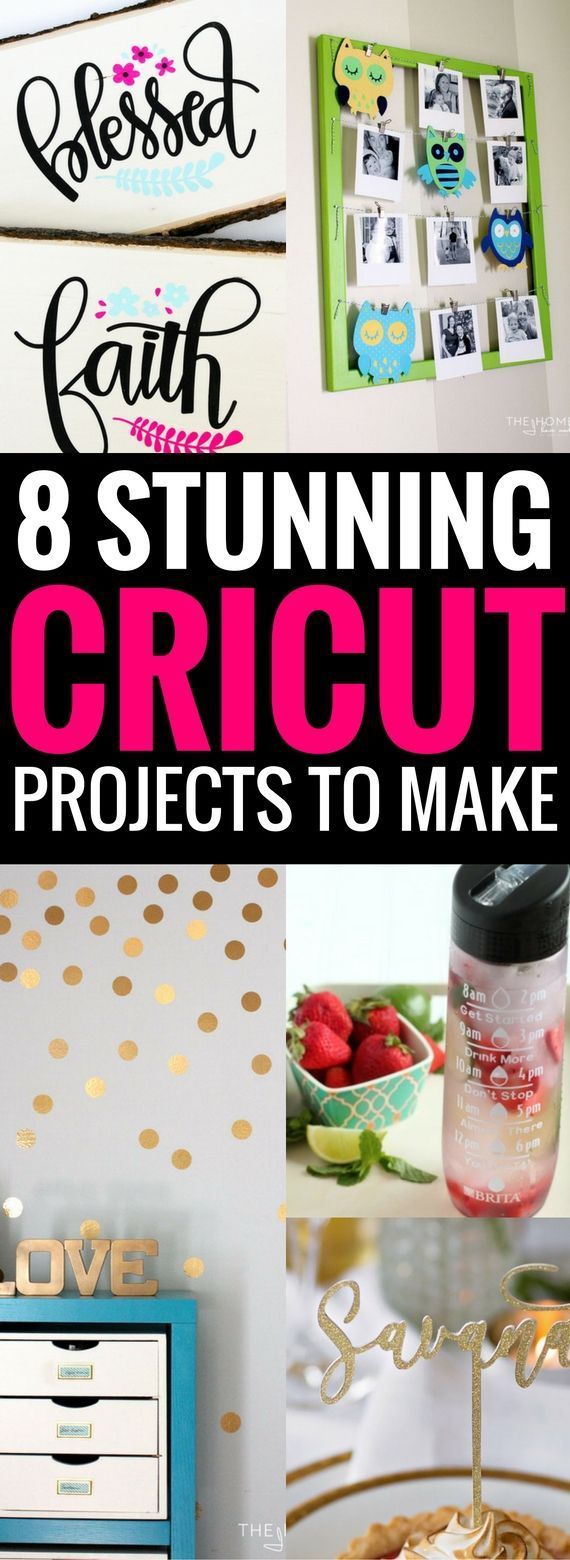 8 Cricut Projects You Can't Afford To Miss -   18 diy projects To Sell ideas