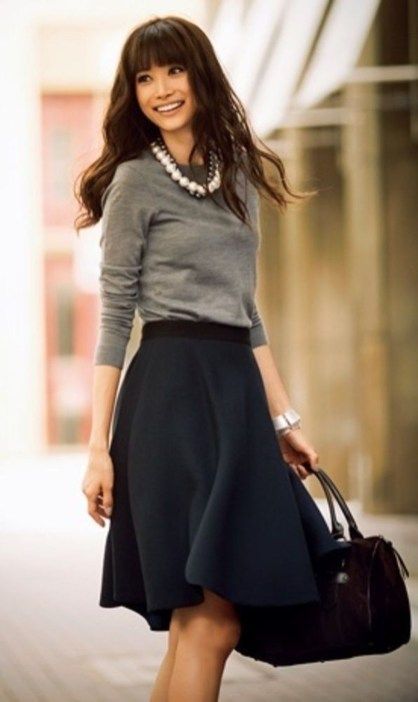 43 Cool and Fashionable Work Outfits For Women On 2018 -   18 dress Skirt work ideas
