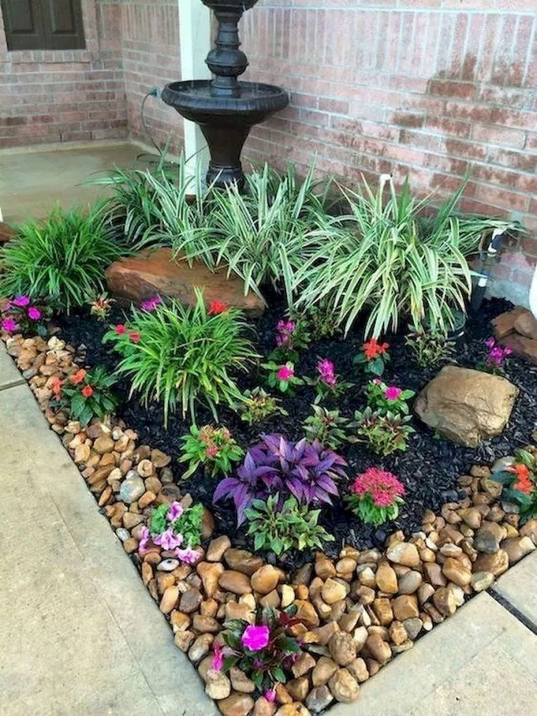 вњ”56 beautiful front yard landscaping ideas 50 -   18 easy planting ideas
