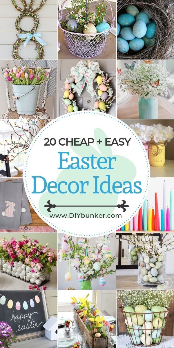 Easter Home Decor Ideas You Don't Have to Hunt For -   18 holiday Easter tutorials ideas