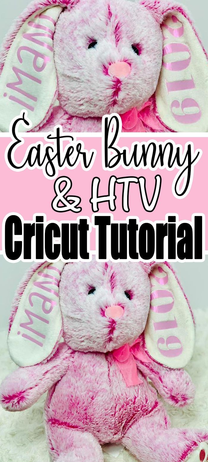 Easter Bunny Cricut Tutorial: How To Apply Heat Transfer Vinyl -   18 holiday Easter tutorials ideas