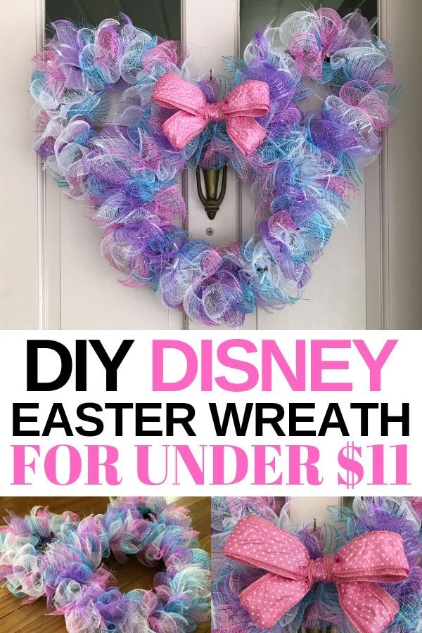 DIY Disney: Minnie Easter Wreath -   18 holiday Easter tutorials ideas