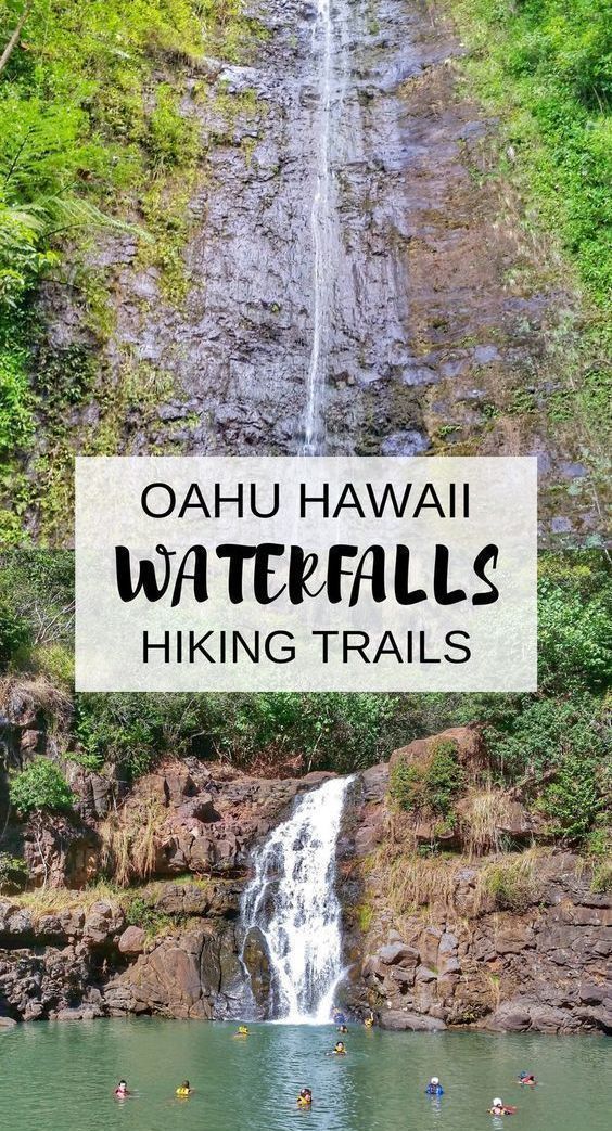 Popular Waterfall Hikes on Oahu: Manoa Falls + Waimea Falls :: Oahu Waterfalls, Hawaii -   18 travel destinations Hawaii vacations ideas