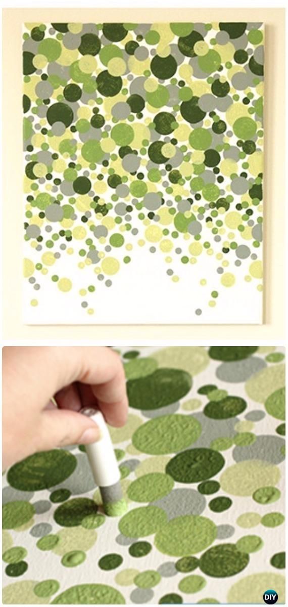 DIY Canvas Wall Art Ideas & Projects [Picture Instructions] -   20 diy projects Fun wall art ideas