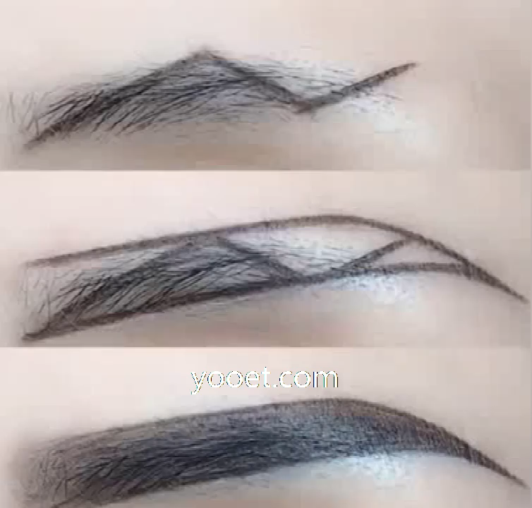 The first step in eyebrow makeup is important -   25 makeup Tips with videos