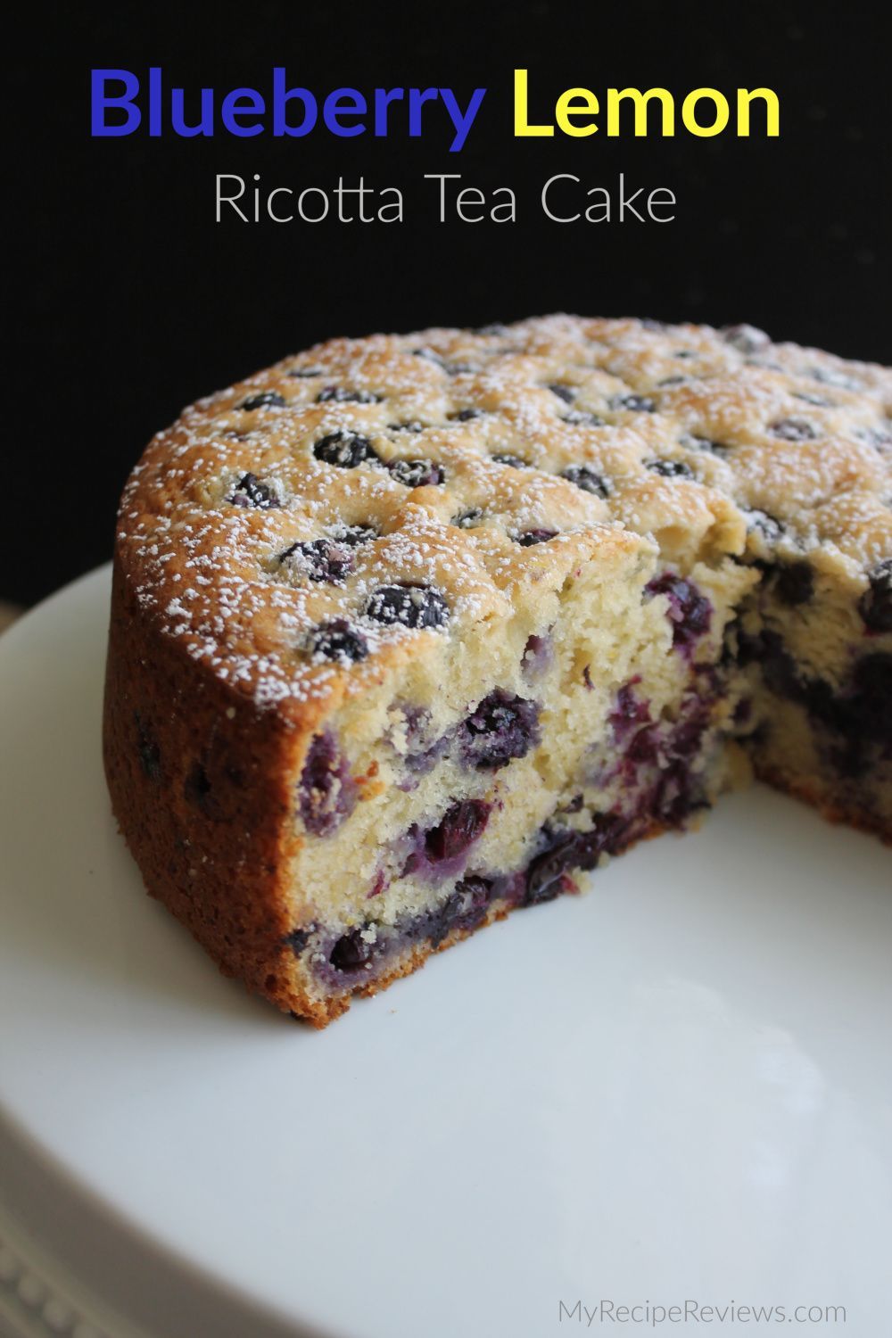 Blueberry Lemon Ricotta Tea Cake -   6 cake Vegan powdered sugar ideas