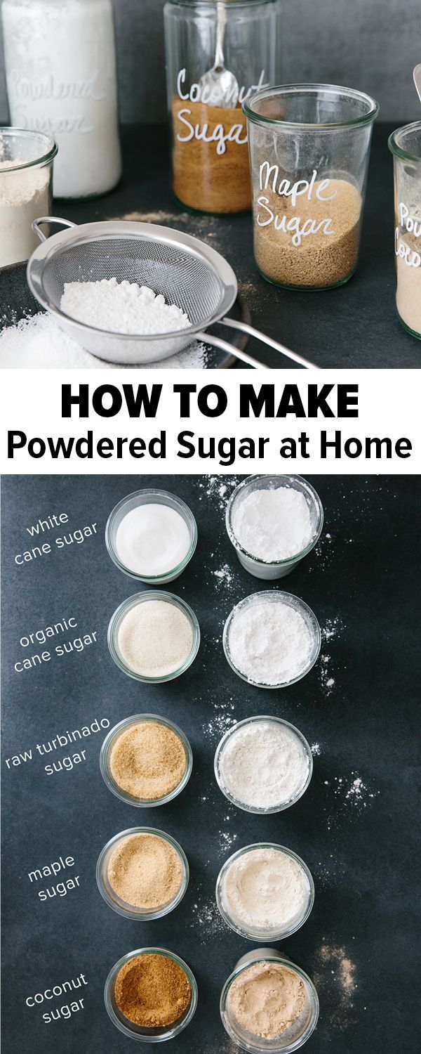 How to Make Powdered Sugar - Homemade Powdered Sugar -   6 cake Vegan powdered sugar ideas