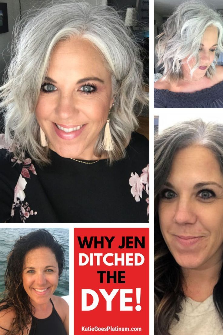 Why @silverfox40tales Ditched the Dye and Embraced Her Gray Hair -   6 hair Gray brunette ideas