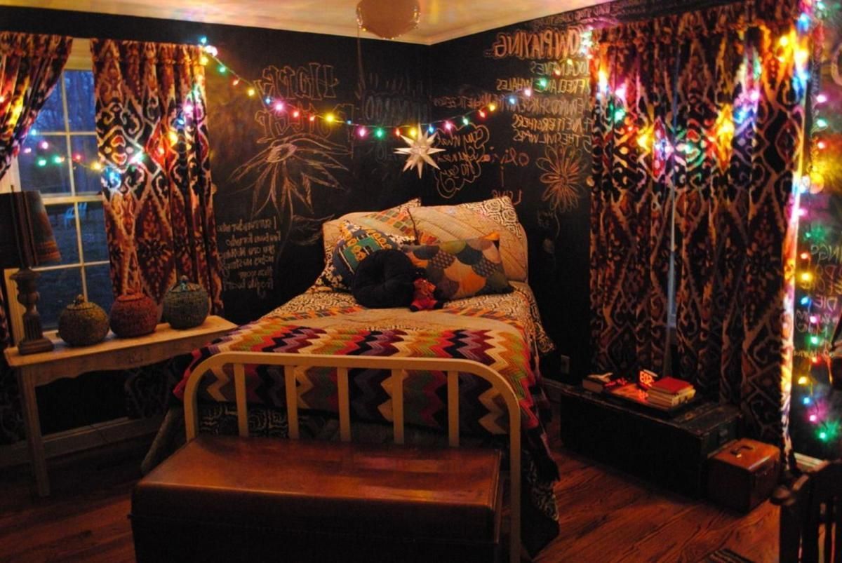 bedroom Themes Hippie - Bohemian Bedroom Ideas on a Budget 9 -   8 room decor Indie bedroom designs ideas