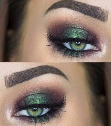 Makeup Dark Green Eyes 49+ Ideas -   9 makeup Prom green ideas