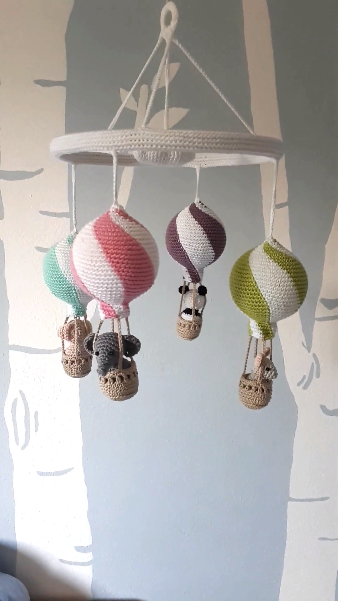 Crochet Hot Air Balloon Baby Mobile Pattern -   9 xmas fabric crafts Videos ideas