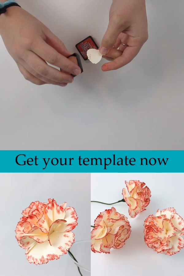 Step-By-Step Paper Flowers | Carnation -   9 xmas fabric crafts Videos ideas