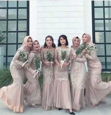 Dress Hijab Bridesmaid Batik 46+ Super Ideas -   10 dress Prom hijab ideas