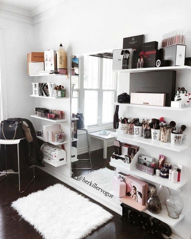 вњ” 36 beautiful makeup room ideas, organizer and decorating 00017 -   10 makeup Glam room ideas