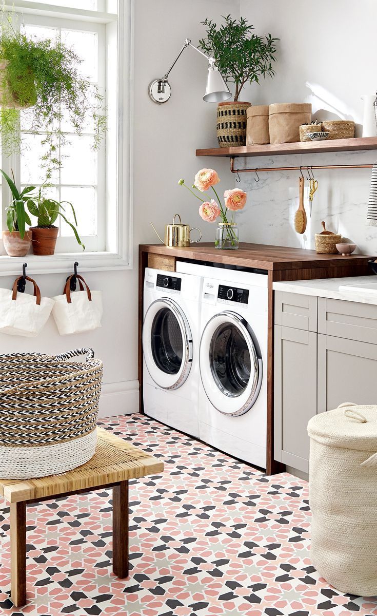 High/Low: clean & simple laundry room -   10 room decor Simple clean ideas