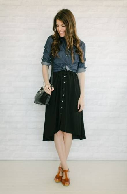 47+  ideas skirt outfits modest denim -   11 dress Modest jeans ideas