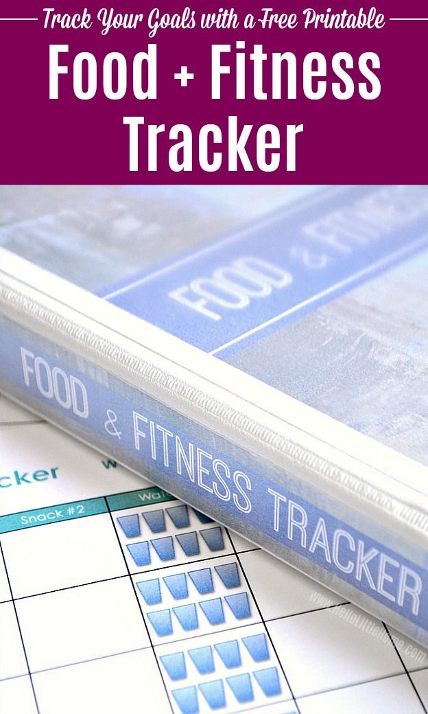 Free Printable Food and Fitness Tracker -   11 fitness Tracker stay motivated ideas