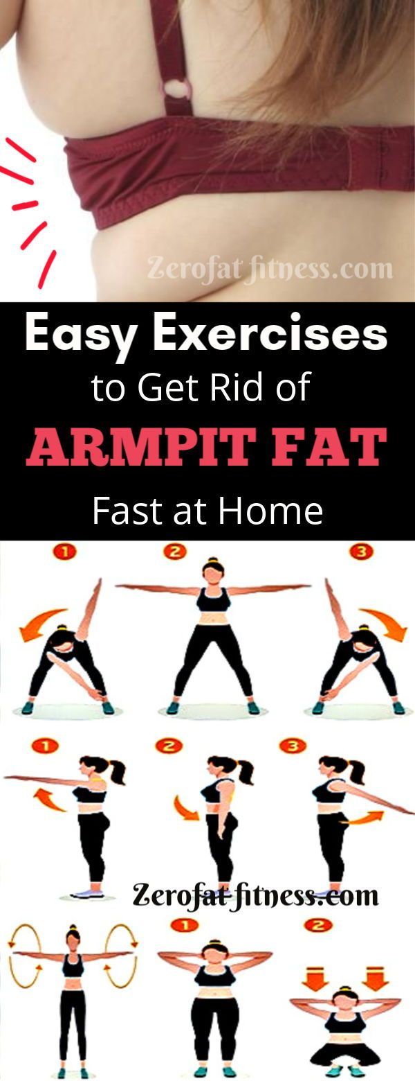 How to Get Rid of Armpit Fat in a Week-10 Best Underarm Fat Exercises -   11 fitness Training fat fast ideas