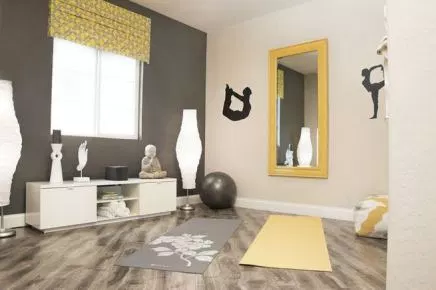 13+ Beautiful Fitness Room Design Ideas -   11 fitness Yoga room ideas