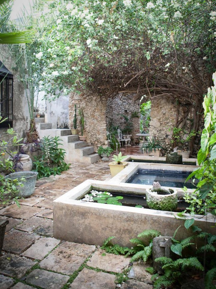 patio perfection in this garden retreat -   11 garden design Water patio ideas