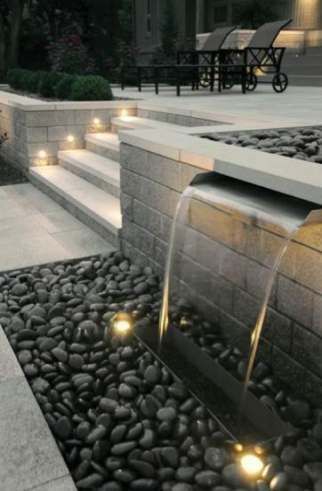 55 Ideas For Garden Design Landscape Water Features -   11 garden design Water patio ideas